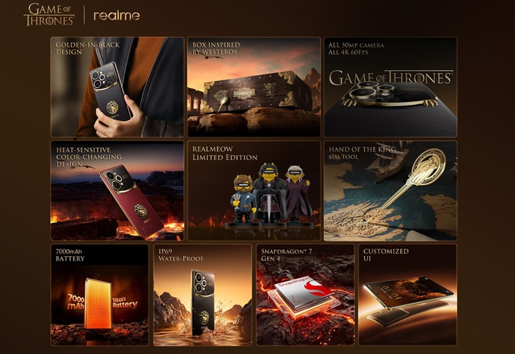 realme 15 Pro Game of Thrones