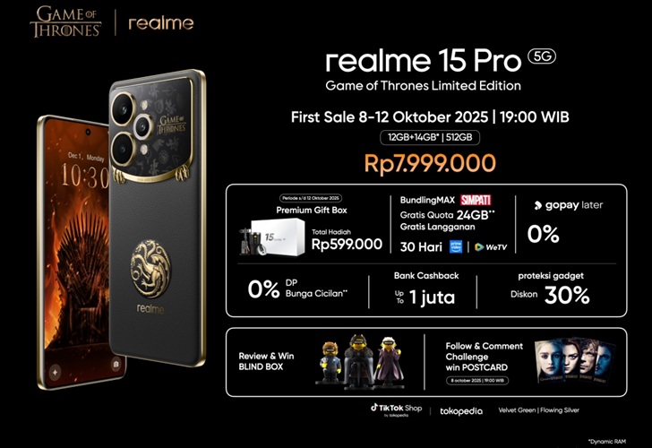 realme 15 Pro Game of Thrones